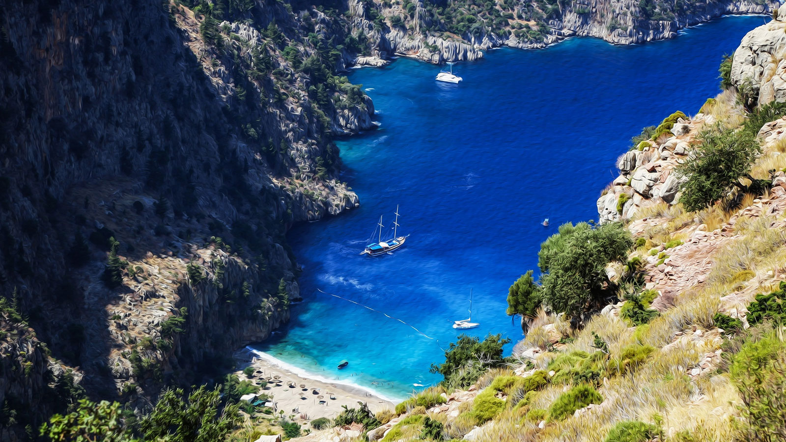 How was Butterfly Valley in Fethiye discovered